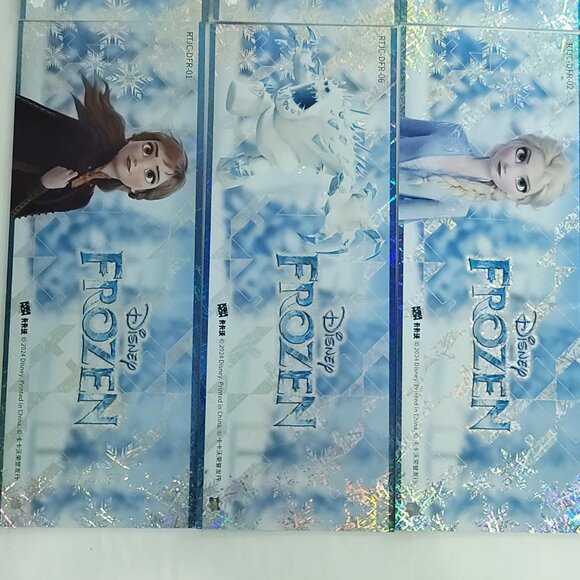 2024 Kakawow DISNEY Frozen Large Ticket Jumbo Trading Card Limited Lot Of 6 - Picture 7 of 7